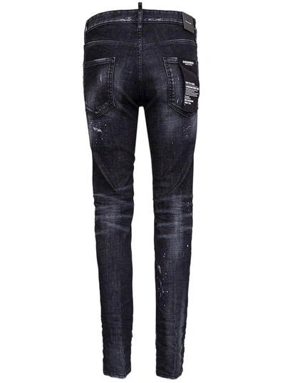 Shop Dsquared2 Black Cool Guy Denim Jeans