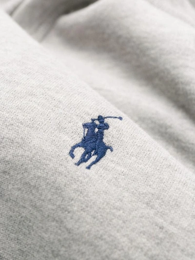 Shop Polo Ralph Lauren Cotton Sweatshirt With Logo In Grey