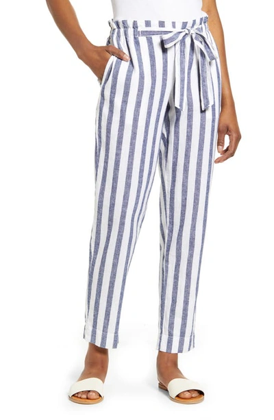 Shop Beachlunchlounge Giavanna Stripe Beach Pants In Minuit