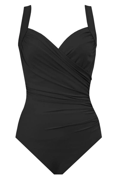 Miraclesuitr Solid Sanibel Dd-cup One-piece Swimsuit In Black