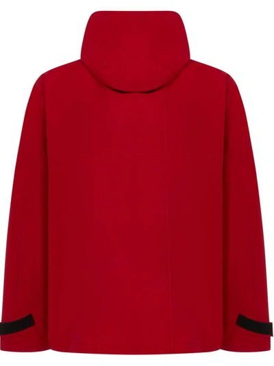 Shop Stone Island Coats Red