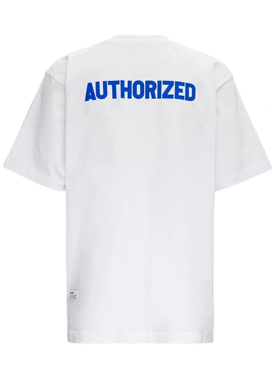 Shop Heron Preston Jersey T-shirt With Print In White