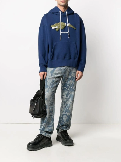 Shop Palm Angels Sweaters Blue