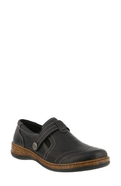 Spring Step Women's Smolqua Loafers Women's Shoes In Black Leather