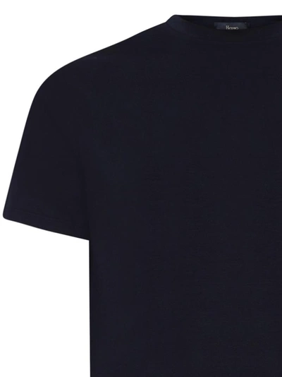 Shop Herno T-shirts And Polos Blue