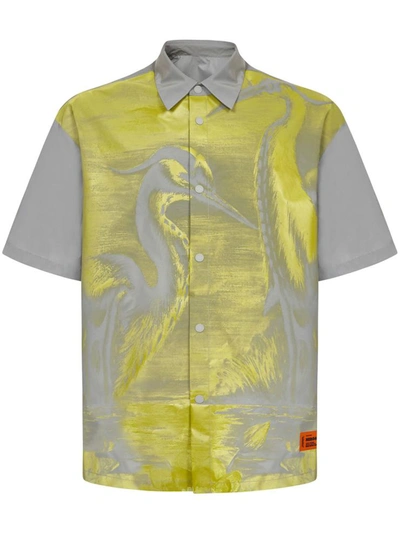 Shop Heron Preston Shirts Grey