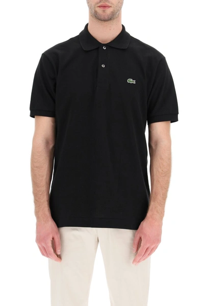 Shop Lacoste Classic Fit Polo Shirt In Black