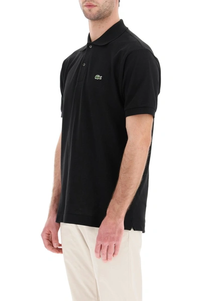 Shop Lacoste Classic Fit Polo Shirt In Black