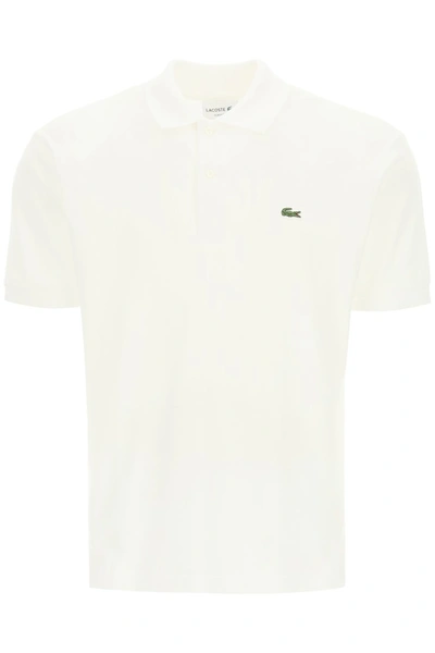 Shop Lacoste Classic Fit Polo Shirt In White