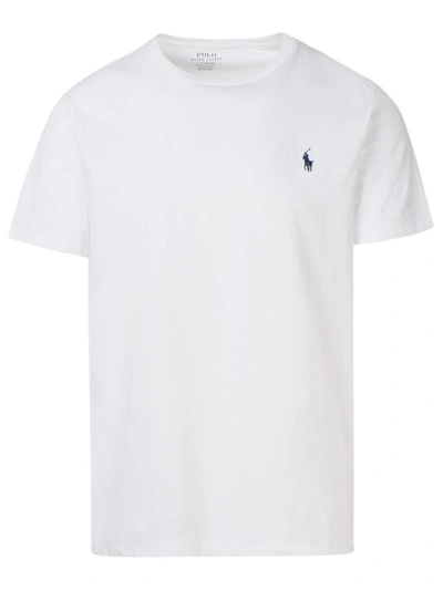 Shop Polo Ralph Lauren T-shirt Logo Bianca In White