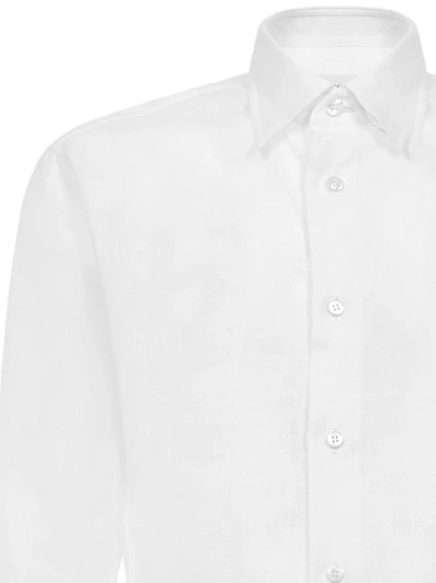 Shop Brioni Shirts White