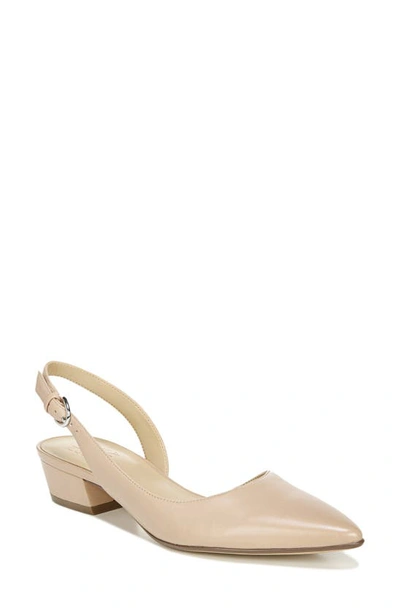 Shop Naturalizer True Colors Banks Slingback Pump In Barely Nude Leather