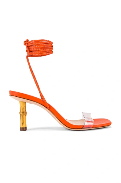 Shop Schutz Dailyn Stiletto In Flame Orange