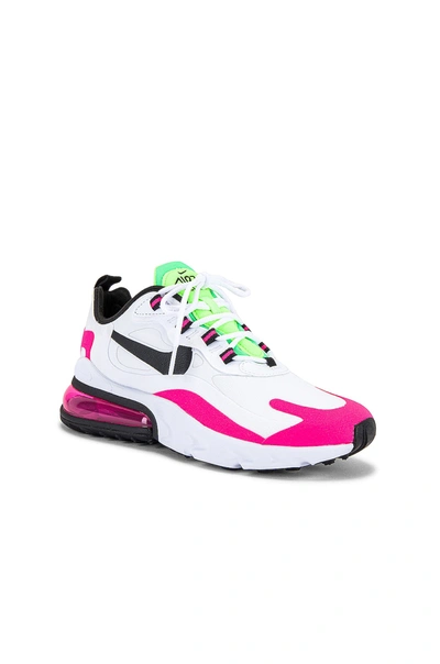 AIR MAX 270 REACT 运动鞋 – HYPER PINK  BLAST GHOST & GREEN ILLUSION