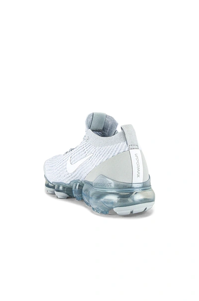 Shop Nike Air Vapormax Flyknit 3 Sneaker In White  White Pure & Platinum Metallic Si