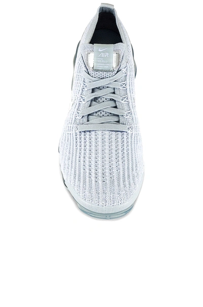 Shop Nike Air Vapormax Flyknit 3 Sneaker In White  White Pure & Platinum Metallic Si