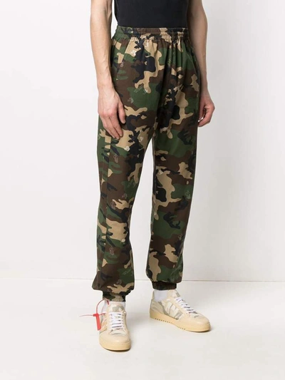 Shop Off-white Off White Trousers Brown