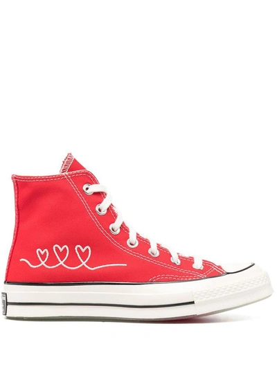 Shop Converse Sneakers Red