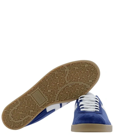 Shop Lanvin "glen" Sneakers In Blue