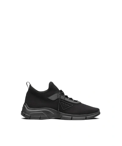 Shop Prada Sneakers Black
