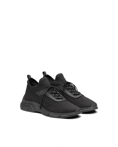 Shop Prada Sneakers Black