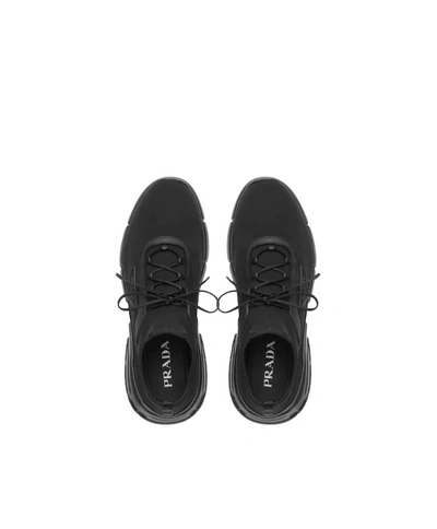 Shop Prada Sneakers Black