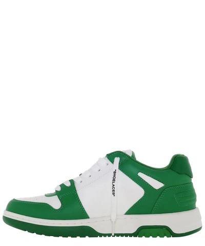 Shop Off-white "out Of Office" Sneakers In Green