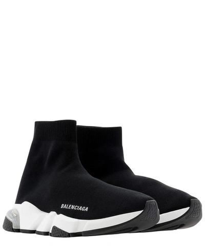 Balenciaga Black Clear Sole Speed Sneakers | ModeSens
