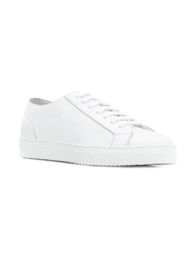Shop Doucal's Sneakers In Bianco