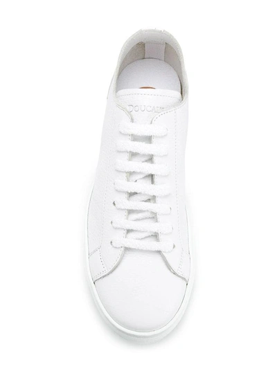 Shop Doucal's Sneakers In Bianco