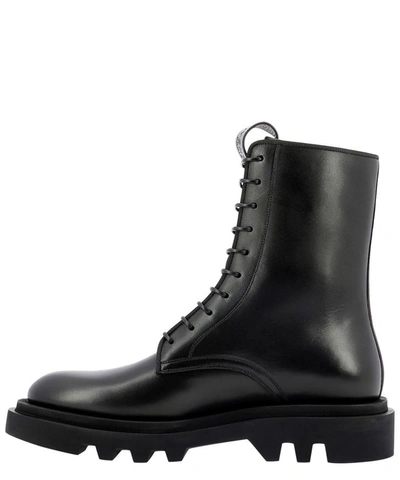 Shop Givenchy Lace-up Combat Boots In Black  