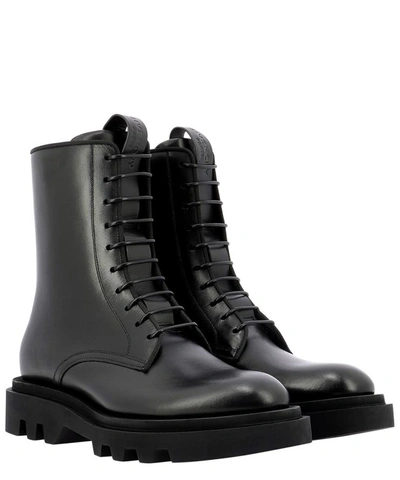 Shop Givenchy Lace-up Combat Boots In Black  
