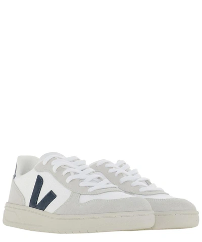 Shop Veja "v-10 B-mesh" Sneakers In White