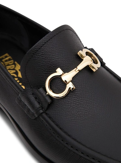 Shop Ferragamo Chris Mocassins In Black Leather