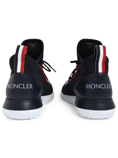 Shop Moncler Sneaker Emilien Ii Blu In Blue