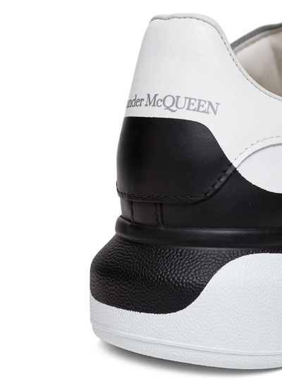 Shop Alexander Mcqueen White And Black Oversize Sneakers In White/black