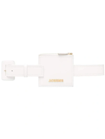 Shop Jacquemus Belts White