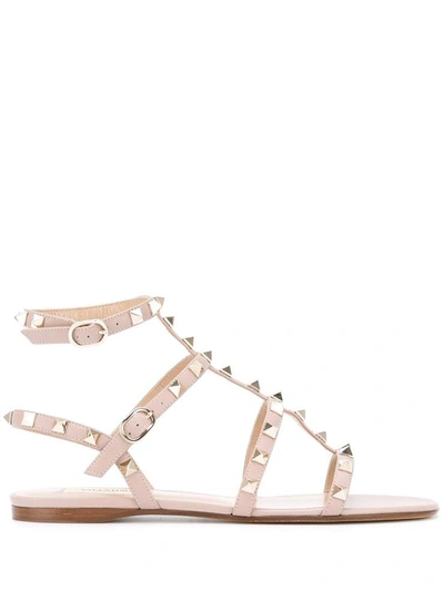 Shop Valentino Garavani Sandals Powder