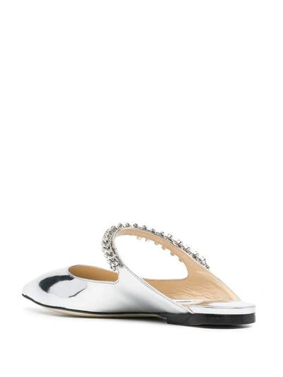 Shop Jimmy Choo Flat Shoes Silver