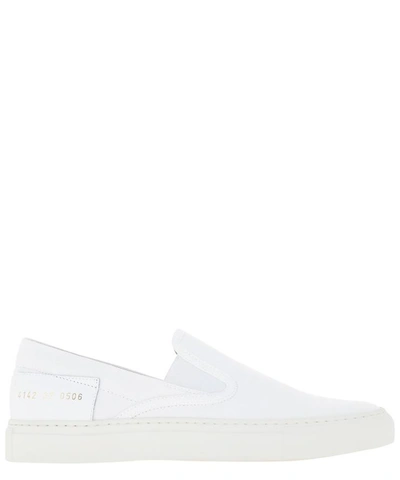 Shop Common Projects Canvas Slip-on In White
