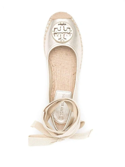 Shop Tory Burch Flat Shoes Golden