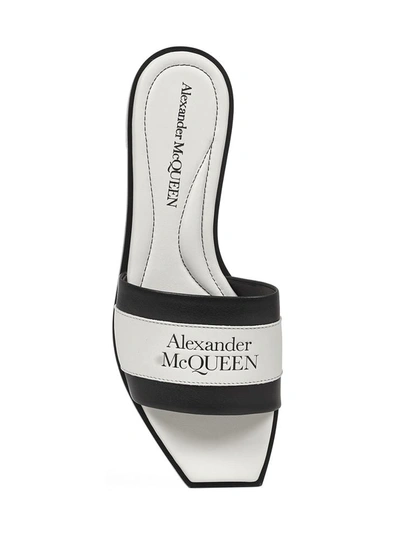 Shop Alexander Mcqueen Sandals Ivory