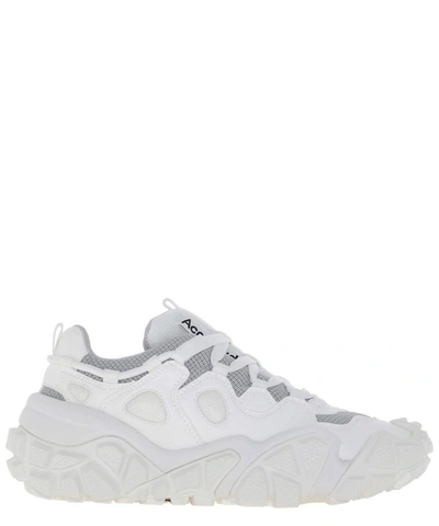 Shop Acne Studios "bolzter W Tumbled" Sneakers In White