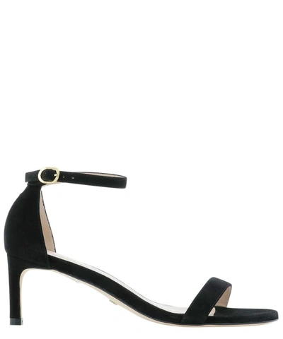 Shop Stuart Weitzman "nunakedstraight 60" Sandals In Black  