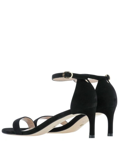 Shop Stuart Weitzman "nunakedstraight 60" Sandals In Black  