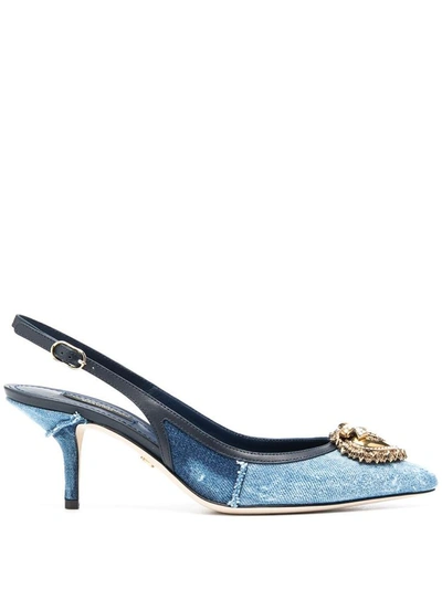 Shop Dolce & Gabbana With Heel Denim