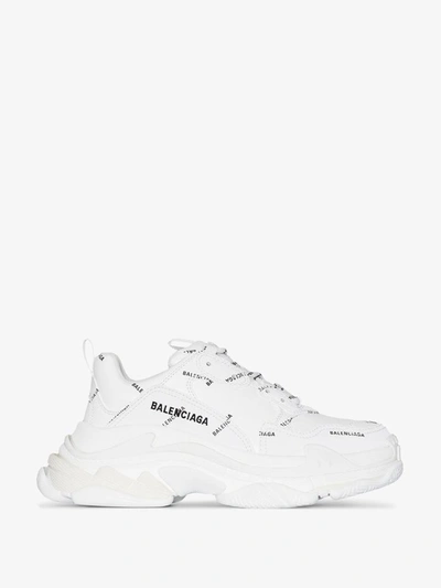 Shop Balenciaga Sneakers White