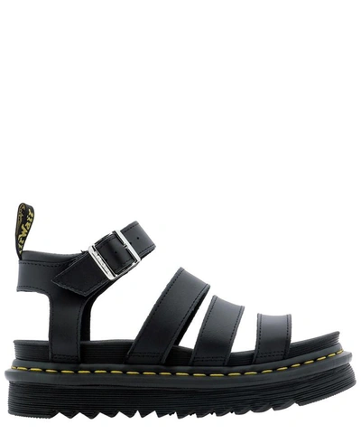Shop Dr. Martens' "blaire" Sandals In Black  