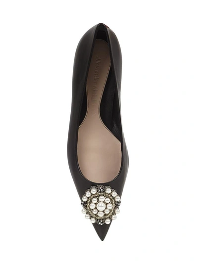 Shop Alexander Mcqueen Flat Shoes Black