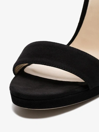 Shop Jimmy Choo Misty Sandals In Suede Leather In Black